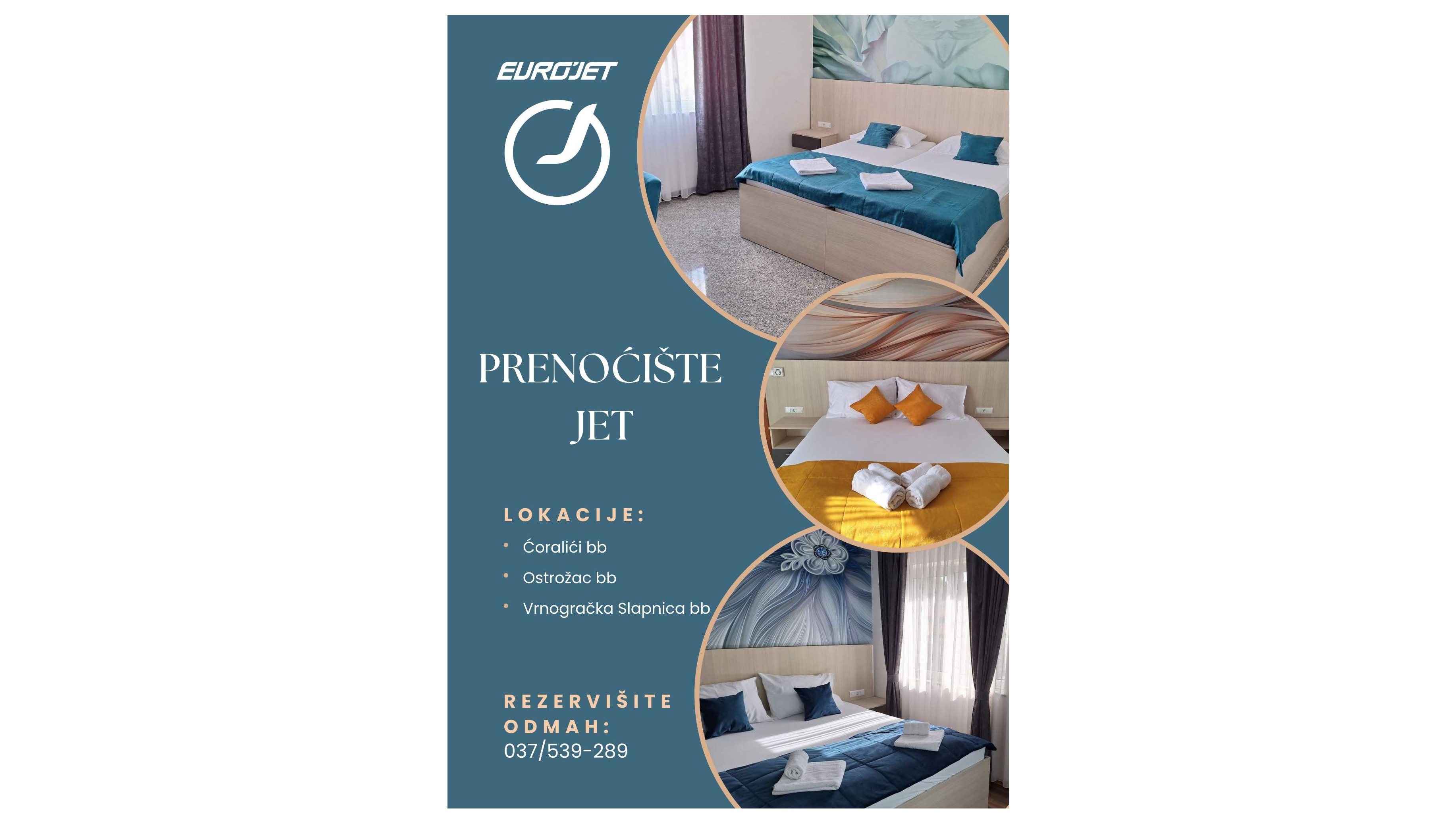 PRENOĆIŠTE JET
